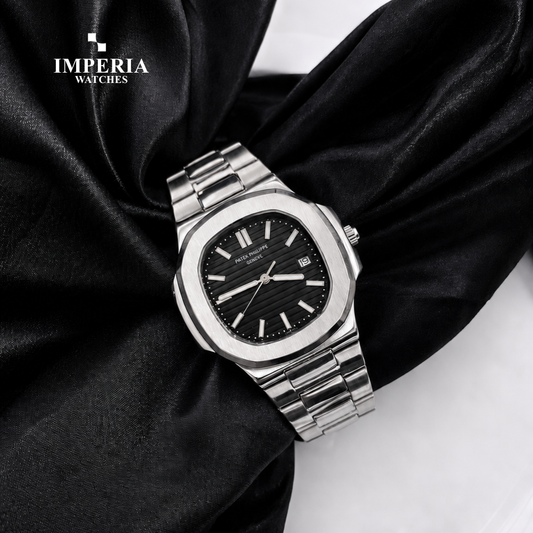 Imperia Patek Philippe Oceanic Nautica Luxury Men's Watch – Stainless Steel Watch