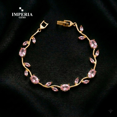 Imperia Bloom Tulip Bracelet – Luxury Floral Crystal Bracelet for Women