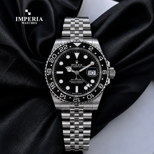 Imperia ROLI X GMT Luxury Men's Watch | Black, Crimson & Ocean Editions