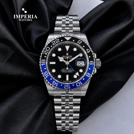 Imperia ROLI X GMT Luxury Men's Watch | Black, Crimson & Ocean Editions
