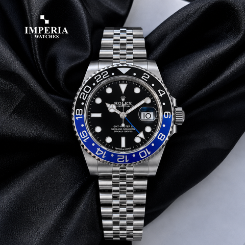 Imperia ROLI X GMT Luxury Men's Watch | Black, Crimson & Ocean Editions