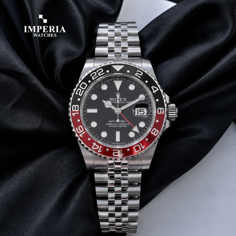 Imperia ROLI X GMT Luxury Men's Watch | Black, Crimson & Ocean Editions