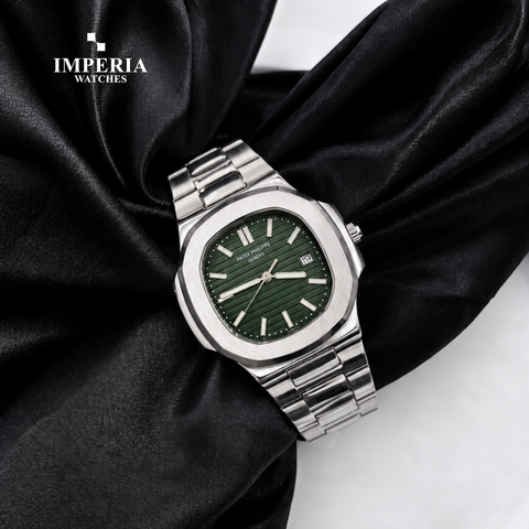 Imperia  Patek Philippe Oceanic Nautica Luxury Men's Watch – Stainless Steel Watch