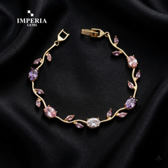 Imperia Bloom Tulip Bracelet – Luxury Floral Crystal Bracelet for Women