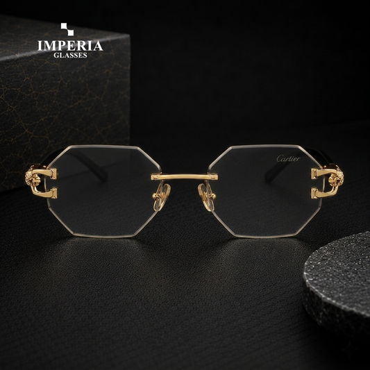Imperia Panthera™ Rimless Luxury Sunglasses