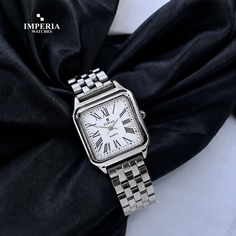 Timas Square Santos Old Money Ladies Watch | Luxury Watch for Womens