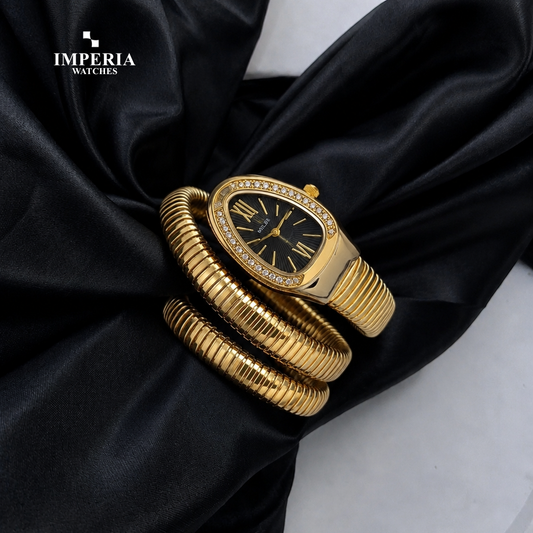 Imperia Dilei Snake Coil Elite Ladies Watch | Stainless Steel Watch