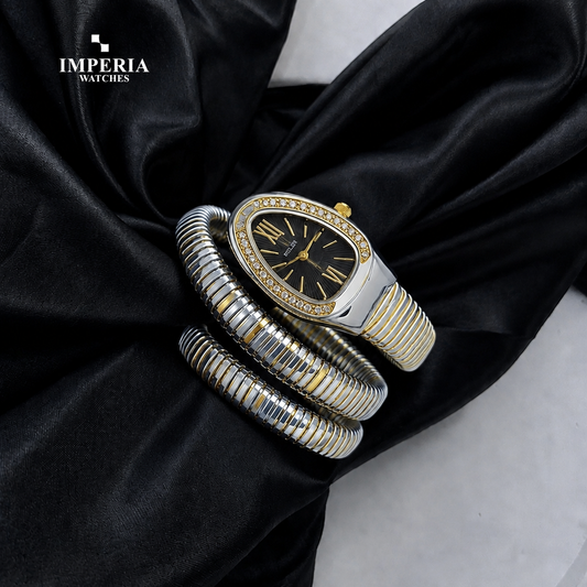 Imperia Dilei Snake Coil Elite Ladies Watch | Stainless Steel Watch