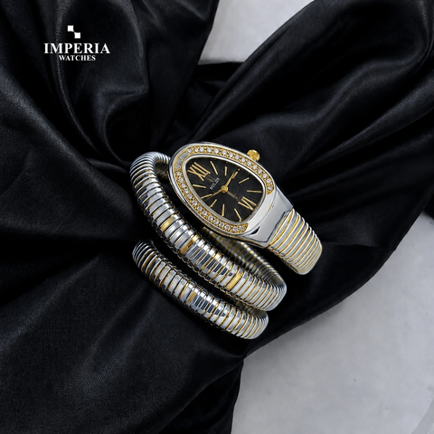 Imperia Dilei Snake Coil Elite Ladies Watch | Stainless Steel Watch