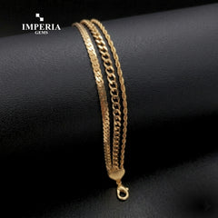 18K Gold Chain Bracelet - Premium Link Design | Pakistan