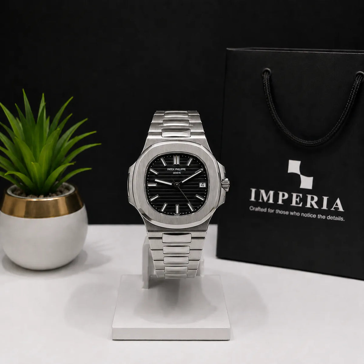 Patek Philippe-Style Nautilus Luxury Automatic Watch | Pakistan